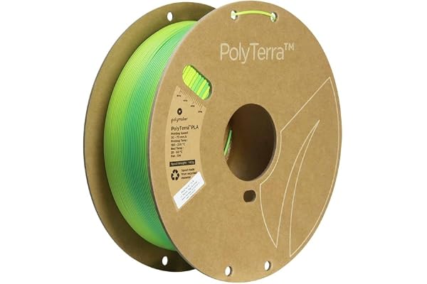 Polymaker Polyterra PLA Gradient - 1.75mm - 1kg - Summer (Savannah yellow-Arctic Teal)