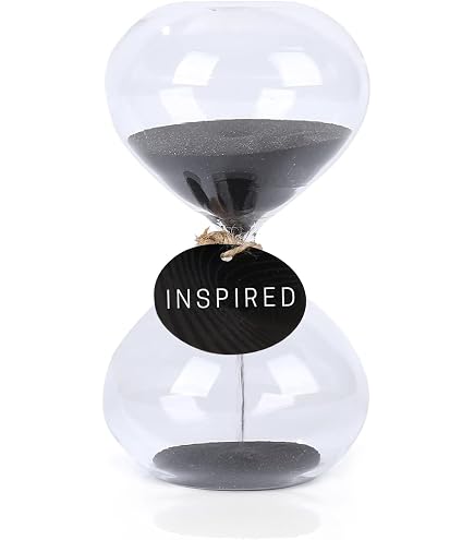 Clessidra Mascagni 20D Ten 10 Minuti – Design Italiano Vetro Grigio 15 Cm