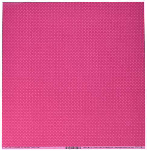 Bazzill Basics PaperArtemio 25 Scrapbooking Sheets Dotted Pirouette, Pink