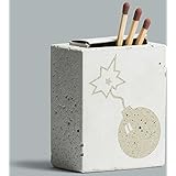 Streichholzschachtel aus Beton für Zündhölzer / Streichhölzer in verschiedenen Motiven - tolles Geschenk für Raucher und rund um Kamin und Grill
