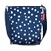 Produktbild reisenthel shoulderbag S Spots Navy - Schultertasche Umhängetasche 4,7L blau getupft