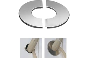 BIGCHEER Heizungsrohr rosette,Ofenrohr Rosette,rohrabdeckung,rohrmanschetten,Abdeckrosette Edelstahl,heizungsrohr abdeckung,Rohrmanschette,Kaminaufsatz Ofenknie Rosette Kaminhaube Grundplatte(DN 160 mm)