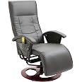 Fauteuil De Massage Inclinable VidaXL - Similicuir Noir - Pour Salon - Neuf Dans Son Carton
