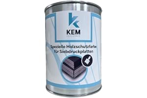 KEM Technik Spezielle Holzschutzfarbe für Siebdruckplatten, Siebdruckplattenfarbe Siebdruckfarbe 200 ml / 500 ml / 750 ml (200 ml)