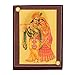 Leganza Radha Krishna Car Dashboard Idol in Gold Plating with Brown base RS.350.00