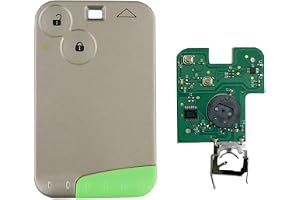 Fjärrkontroll nyckelkort bilnyckel knappar fodral för Renault MHz kort 433