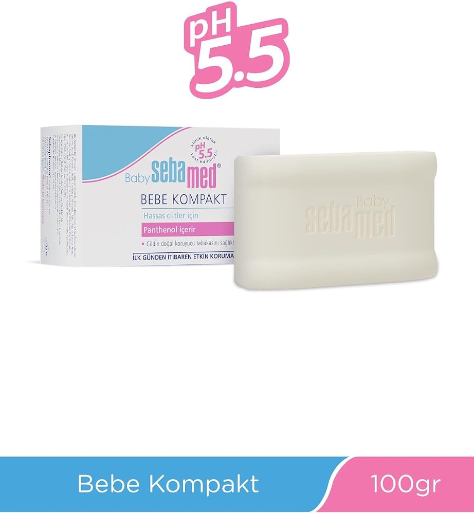 Sebamed Baby pH 5.5 Hassas Ciltler için Pantenol içeren Kompakt Sabun 100 gr