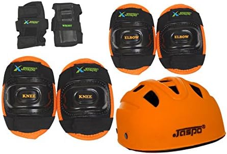 jaspo Plastic SX 4 Protective Set Suitable for Age Group Upto 14 Years Old, Orange
