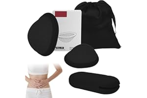 IXYHKB Menstruationstasse mit Silikonbox, Wiederverwendbare Periodenscheibe Disc aus Medizinischem Silikon Femdisc Periodenscheibe Menstruationsscheibe L,S für Sport,Schwimmen und Intimität (Black)
