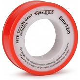 Rayno PTFE Teflon Bant 8mm x 12m | Su ve Gaz Tesisatı i&ccedil;in Sızdırmazlık Bandı | Y&uuml;ksek Dayanım