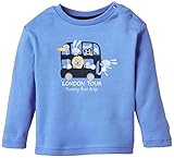 SALT AND PEPPER Baby Boys NB Longsleeve On Tour print Plain Crew Neck Long Sleeve Shirt