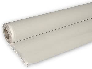 Rotolo Tela Per Dipingere Cotone 212cm X 10mt - Tela Pittorica Bianca Grana Media, Made In Italy - Foto 2