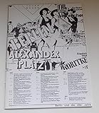 Programmheft Berlin Alexanderplatz von Alfred Döblin. Spielzeit 1981 / 82. Neufassung 1988