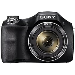 Sony DSC-H300 - Cámara compacta de 20.1 MP (pantalla de 3", zoom óptico 35x, estabilizador de imagen electrónico, vídeo HD 720p), negro