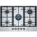Produktbild Bosch Serie 6 PCQ7A5M90 Incasso Gas hob Acciaio inossidabile piano cottura