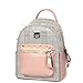 Produktbild MSF1990 Frauen Rucksack Leder Nieten Casual Plaid Hochschule Wind Tasche Mode Straße Schießen Diebstahl Mini Geldbörse