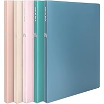 Pack Of 10 A4 Presentation Folders, A4 Project Folders, Presentation Folders, Project Folders, Document Organizer Holder, Plastic, Document Folder, Clear Cover With 2 Holes Binders (5 Colors - View #9