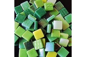 HOBBY ISLAND MOSAICS Craft Mosaic Tiles - 12mm - Opus Mix - Greener Pastures