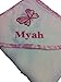 Personalised Embroidered Hooded Towel/Cuddle Wrap Bath towel - Girls