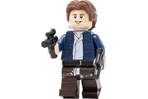 LEGO Star Wars: Han Solo Minifigure with Wavy Hair and Twin Pistols - from Slave One 20th Anniversary Set (75243)