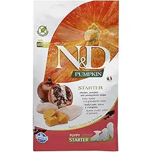 Farmina N&D Pumpkin Chicken & Pomegranate Grain Free Dry Puppy Food - Puppy Starter - 2.5Kg