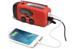 Manuell meteorolog solcellsradio med nödficklampa utrustad med 3 LED-lampor, lämplig nödladdning utomhus bärbar nödsituationsradio