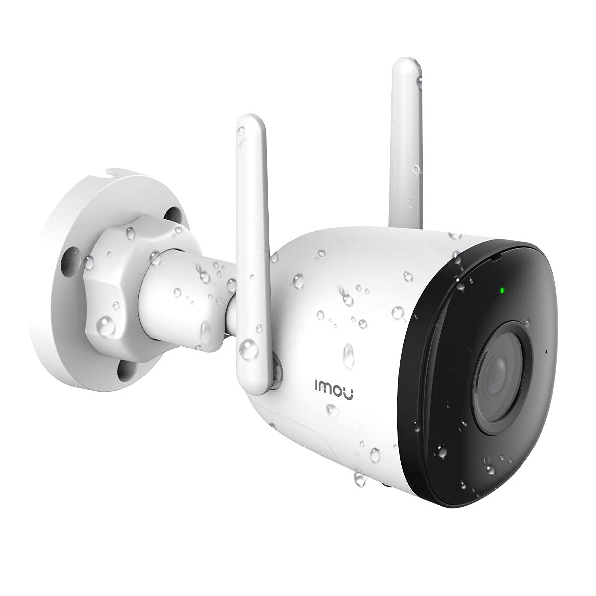Imou IP 67 Weatherproof Outdoor Bullet 2C Security Camera, 1080P Full HD, Night Vision, Up to 256GB SD Card, WiFi & Ethernet Connection, Human Detection, H.265,Audio Recording, Alexa Google Assistant Compatible with J.K.Vision BNC