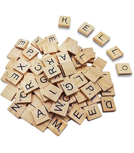 104 Lettere Legno Maiuscole Non Finite - 4 Set A-Z Per Fai Da Te, Decorazioni E Apprendimento - Foto 2