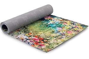 HomeLife Tappeto Cucina Antiscivolo Lavabile Made in Italy | Tappeto Passatoia al Metro PVC e Cotone con Stampa Colorata | Tappeto Cucina 400 cm in Vinile, Moderno e Decorativo con Fantasia Floreale