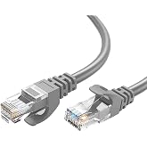 Mounted Lua 15 meters, Ethernet Cable, Network Cable, LAN, Cat6, Modem Internet Cable, Grey,
