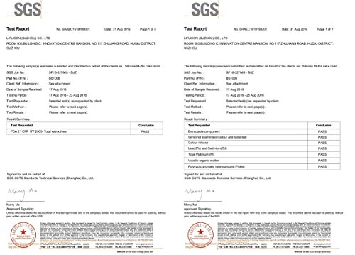 Silikon Muffin Backförmchen,Liflicon [Kochen-Master] Wiederverwendbare Kuchenform, 12er-Pack, FDA und LFGB Zertifizierung. [Mehrfarbig] - 3