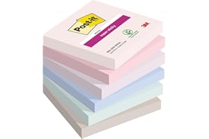 Post-It 654-6SS-SOUL Karteczki Samoprzylepne, Szary, 76 mm x 76 mm