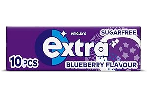 THREE STRAWBERRY LTD Wrigley's Extra Chewing Gum Blueberry Sugar Free x30 Pack