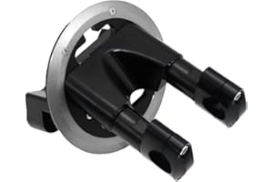 Adaptador de la Abrazadera del Manillar de la Motocicleta PSLER Accesorios para Motos para Yamaha TMAX 500 2008-2012 y TMAX 530 2012-2016 y TMAX 530 DX SX 2017-2019 y TMAX 560 2020-2021(Titanio)