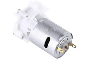 HILILAND Mini Water Pump, DC 3-12 V Mini Selbstansaugende Zahnradpumpe, Aquarium Wasserpumpe Micro Pumpwerkzeug, Lebensmittelpumpe mit RS-360SH Aquarium Luftpumpe Motor