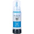Go Inks 1 Cyan 70ml Ink Bottle to replace Epson 102 Compatible/non-OEM for EcoTank Printers