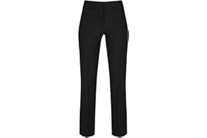 Trutex Senior Girls School Trousers Contemporary Fit Straight Leg Stain Resistant School Uniform Formal Pants (10-16+ Years - Short, Regular and Long Length Sizes)