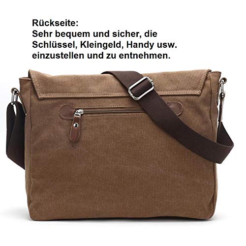 Gibgas Unisex Vintage Umhängetasche - 6