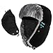 Price comparison product image CoCo Fashion Winter Bluetooth Beanie Trooper Hat Cap with Speakers & Mic Hands Free Wireless Bluetooth Headphones Headsets - Compatible with Mobile Phones, iPhone, iPad, Tablets, Android Smartphones - Black