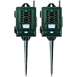 Pestbye® Smart Cat Repellent Battery Operated Motion Activated Waterproof - Ultrasonic Cat Scarer with Ground Stake - Set of 