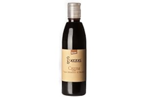 Crema con “Aceto Balsamico di Modena igp” GUERZONI – Confezione da 3 bottiglie da 250 ml - Biologica, Biodinamica (Demeter), Vegano, Vegetariano, Senza OGM