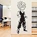 Produktbild zhuziji Super Saiyan Goku Anime Aufkleber Junge Zimmer Wandaufkleber Kunst Wohnkultur Dekoration Vinyl Poster Kindergarten Kinder Ro lila 28 X 85 cm