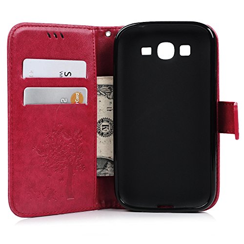 Badalink H  lle f  r Samsung  Galaxy Grand Neo i9060 H  lle Schutzh  lle Bunt Druck PU Leder Flip Wallet Case Brieftasche mit Magnetverschluss B  ume 
