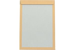 Lempac Manila Board Back Envelopes with Heavy-Duty 600gsm Protection 50 Pack - Recyclable Kraft Paper Mailers with Peel & Seal Closure - Professional Document & Photo Shipping Envelopes- C3