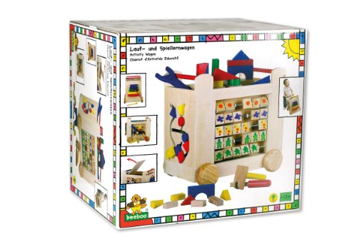 BEEBOO Spiel- und Lauflernwagen ab 10 Monaten, L 37 x B 27 x H 35 cm - 2