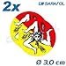 Price comparison product image 2x Trinacria Sicily Stickers Emblem (Nr.030) Sicilians Decal Italia Ø 3,0 cm