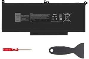 ASUNCELL 60Wh F3YGT Laptop Battery for Dell Latitude 12 7000 7280 7290 13 7000 7380 7390 14 7000 7480 7490 E7280 E7290 E7380 E7390 E7480 E7490 Series F3YGT DM3WC DM6WC 2X39G KG7VF V4940 P28S