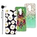 Produktbild WaackGG LG G7 ThinQ Hülle,3X TPU Gemalt Silikon Handyhülle Schale Etui Protective Case Cover Rück Schutzhülle Handytasche für LG G7 ThinQ Abdeckung Kratzfest Stoßdämpfend +TouchStift +Staubstecker