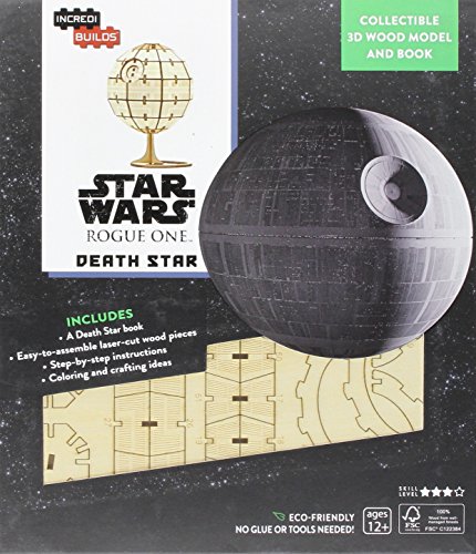 Preisvergleich Produktbild INCREDIBUILDS: STAR WARS: DEATH STAR 3D WOOD MODEL