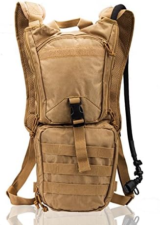 3L Hydration Pack, Tactical Backpack Rucksack with 2L Water Bladder for Hiking, Cycling, Biking, Running, Walking and Climbing